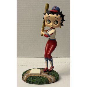 Betty Boop Batter Up Baseball Figurine 7” Collectors Edition Danbury Mint CS12